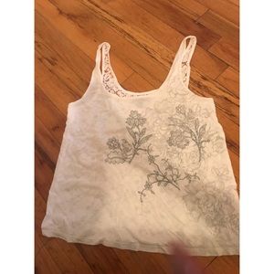 American Eagle lace back top